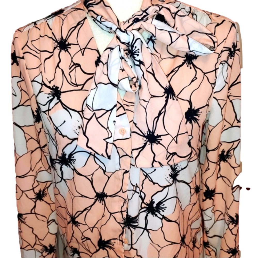 Floral Button Shirt Banana Republic XS